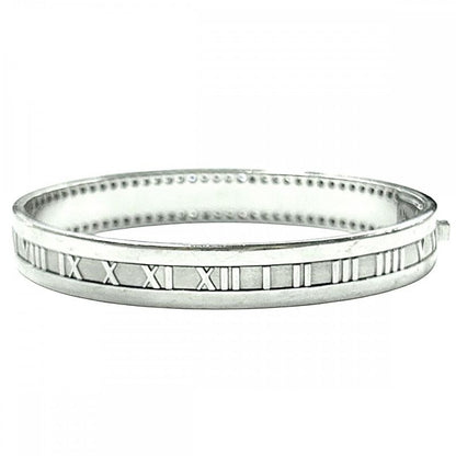 Tiffany & Co Bangle Ladies Bracelet Atlas Jewelry Accessories Au750 18k WG