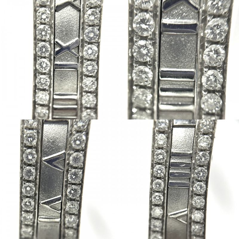 Tiffany & Co Bangle Ladies Bracelet Atlas Jewelry Accessories Au750 18k WG