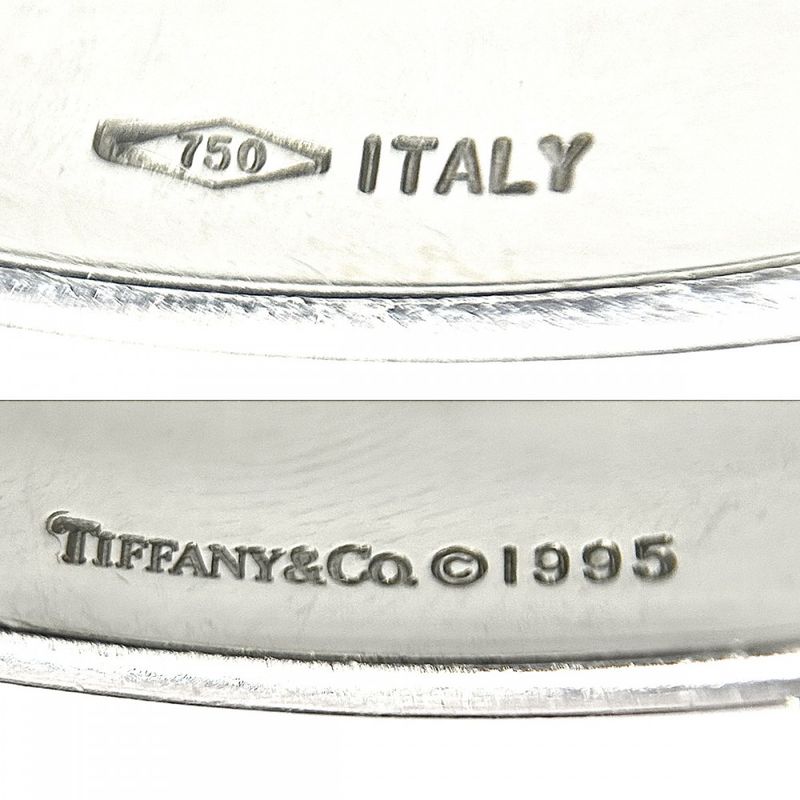 Tiffany & Co Bangle Ladies Bracelet Atlas Jewelry Accessories Au750 18k WG