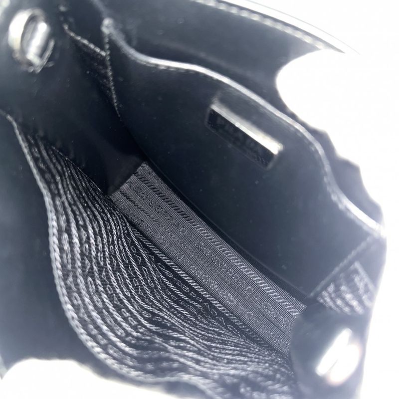 Prada 2WAY Ladies Triangle Logo Mini Tote Handbag Shoulder Bag Shoulder