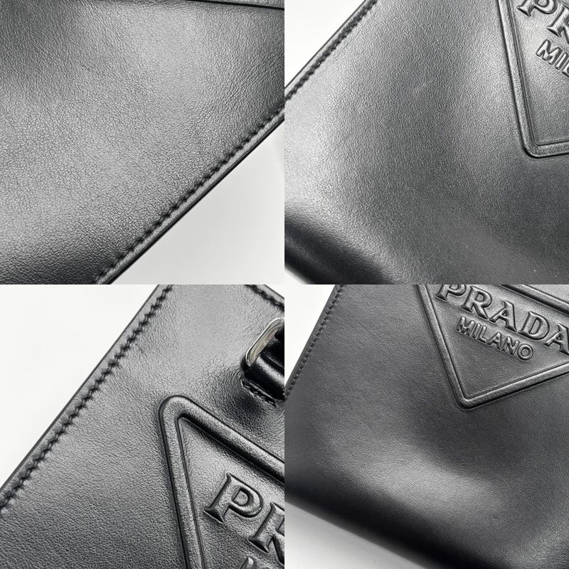 Prada 2WAY Ladies Triangle Logo Mini Tote Handbag Shoulder Bag Shoulder