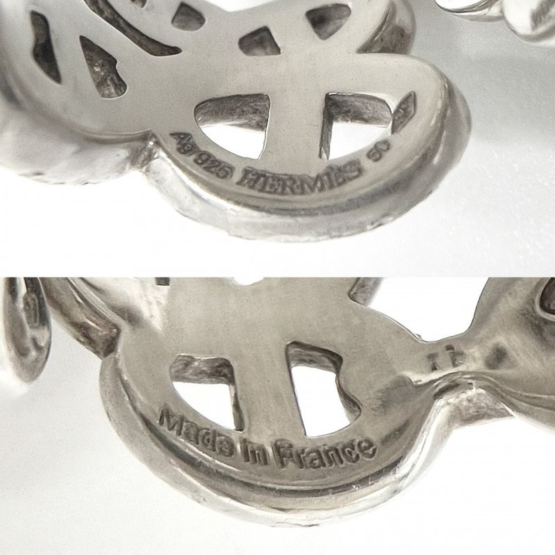 Hermes Rings Women's Chaine D'ancre Anchene GM Accessory Jewelry Small Size 50
