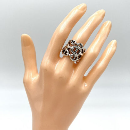 Hermes Rings Women's Chaine D'ancre Anchene GM Accessory Jewelry Small Size 50