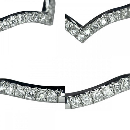 Tiffany & Co Ring Ladies Soleste V Band Ring Jewelry Accessories Tiffany & Co