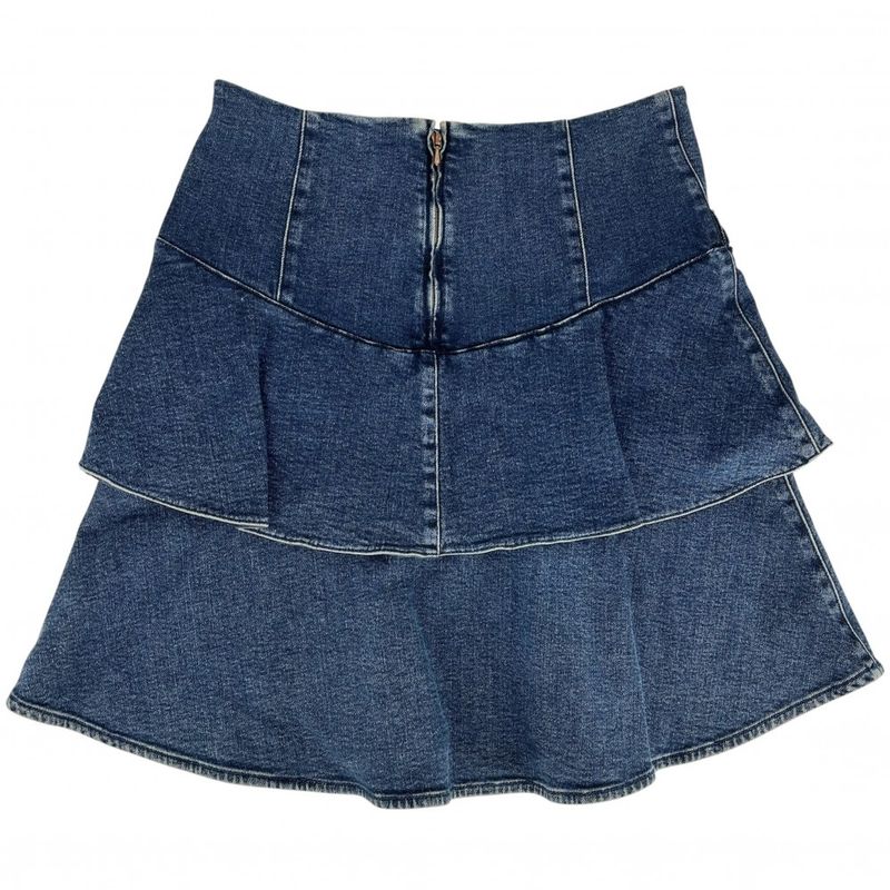 Chanel Skirt Women's Denim Skirt Coco Mark Tiered Apparel Clothing Chanel 40