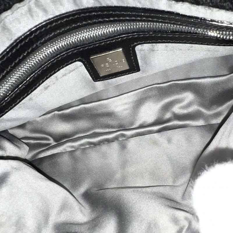 Fendi Handbag Women's Mamma Bucket Semi Shoulder Bag Shoulder Fendi Knit