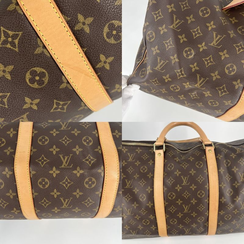 Louis Vuitton Boston Bag Unisex Keepall 60 Travel Bag Handbag Keepall Men Women