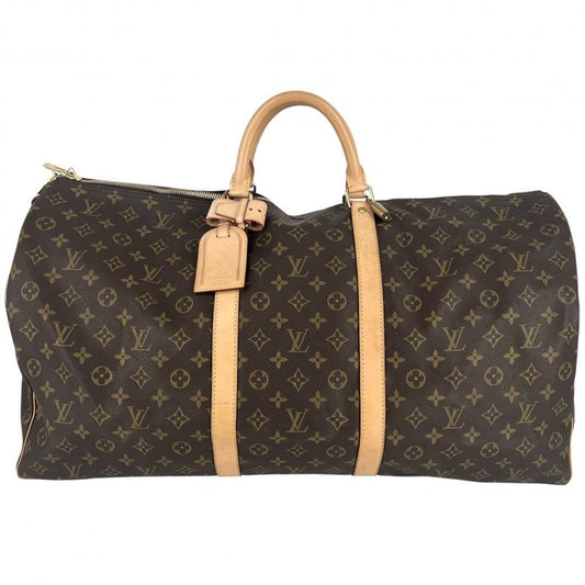 Louis Vuitton Boston Bag Unisex Keepall 60 Travel Bag Handbag Keepall Men Women