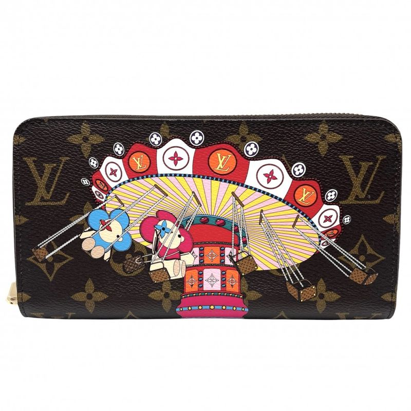 Louis Vuitton Long Wallet Women's Vivienne Zippy Wallet Long Wallet Holiday LV