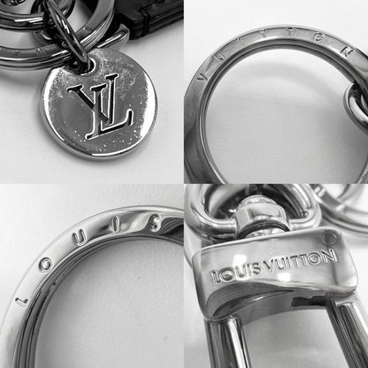 Louis Vuitton Key Holder Monogram Eclipse Porte Cles Dragonne Ring