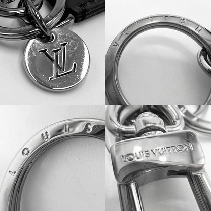 Louis Vuitton Key Holder Men's Monogram Eclipse Porte Cles Dragonne Key Ring