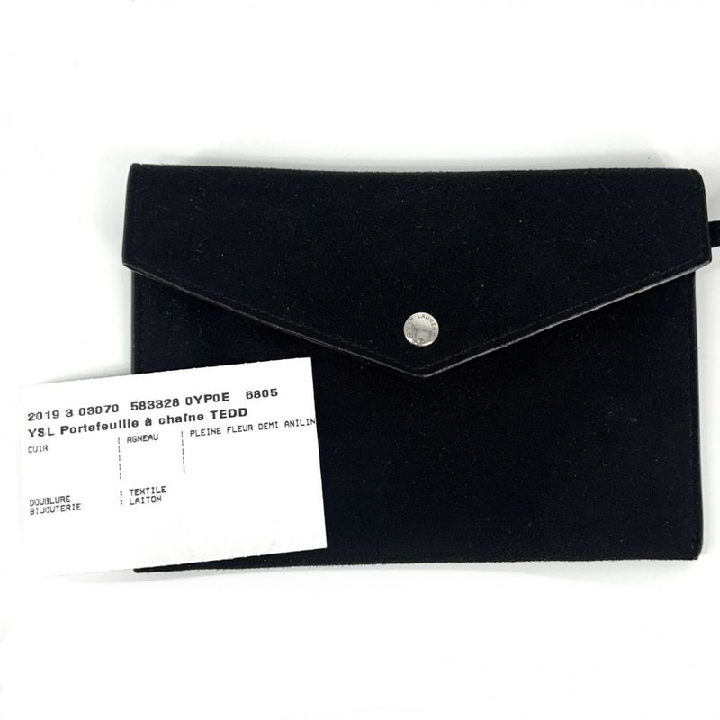 Saint Laurent Paris Shoulder Bag Women's Pouch Teddy Small Drawstring Crossbody