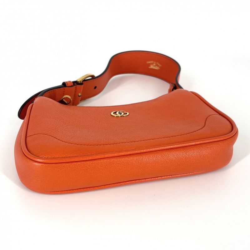 Gucci Handbag Women's GG Marmont Aphrodite Mini Bag Gucci 739076 Leather Orange