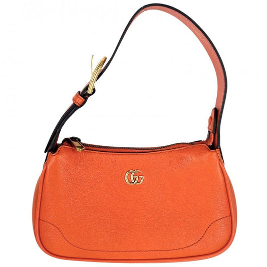 Gucci Handbag Women's GG Marmont Aphrodite Mini Bag Gucci 739076 Leather Orange
