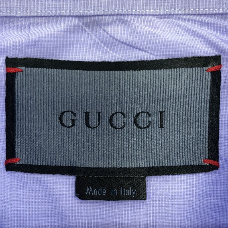 Gucci Cotton Shirt 448533 Z3851 Blue 16+