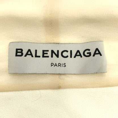 Balenciaga Silk Bow Tie Blouse Shirt 482308 Tfc92 Ivory 36