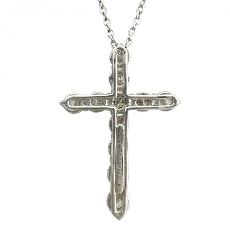 Tiffany & Co Necklace Ladies Cross Pendant Medium Accessory Jewelry Tiffany &