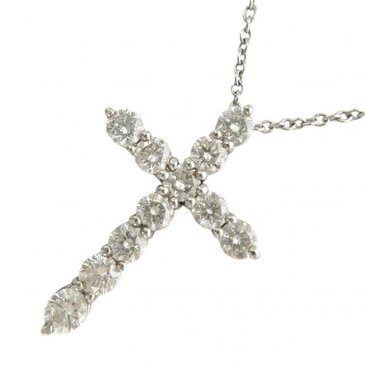 Tiffany & Co Necklace Ladies Cross Pendant Medium Accessory Jewelry Tiffany &