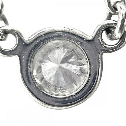 Tiffany & Co Necklace Ladies By-the-yard Single Diamond Pendant Jewelry