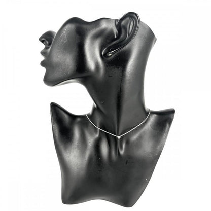 Tiffany & Co Necklace Ladies By-the-yard Single Diamond Pendant Jewelry