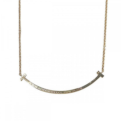 Tiffany & Co Necklace Ladies Tiffany & Cot Smile Pendant Small Jewelry Accessori