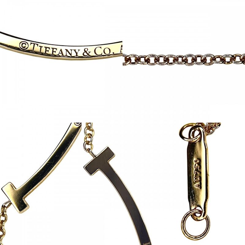 Tiffany & Co Necklace Ladies Tiffany & Cot Smile Pendant Small Jewelry Accessori