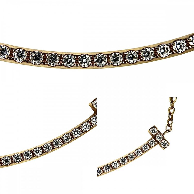 Tiffany & Co Necklace Ladies Tiffany & Cot Smile Pendant Small Jewelry Accessori