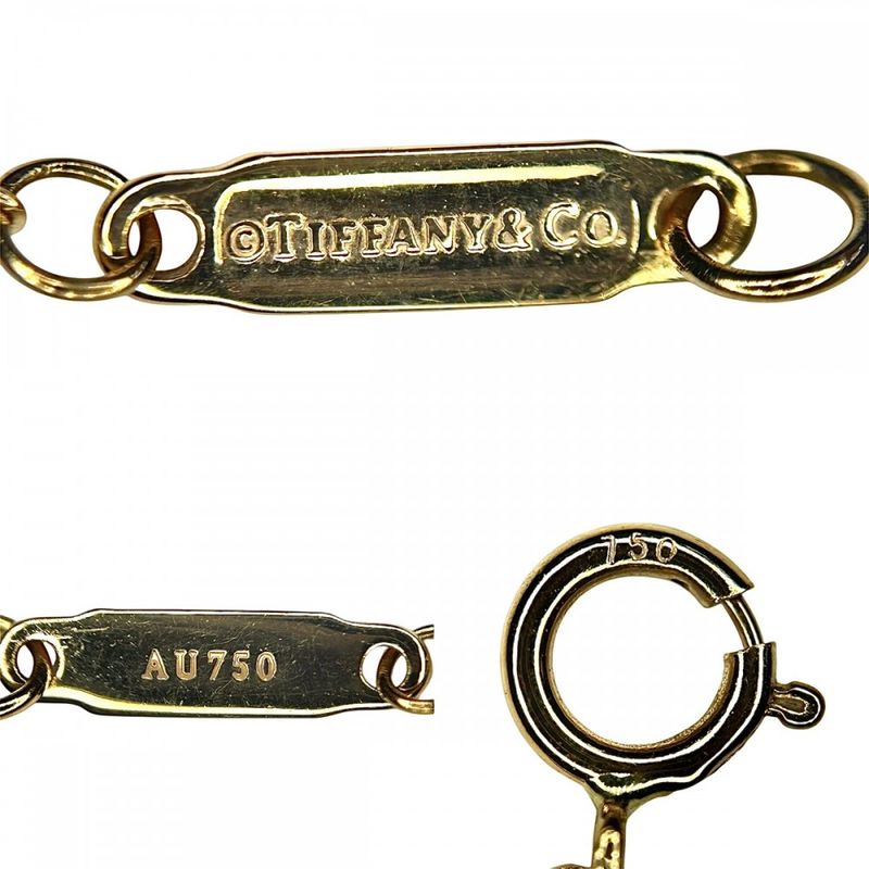 Tiffany & Co Necklace Ladies Tiffany & Cot Smile Pendant Small Jewelry Accessori