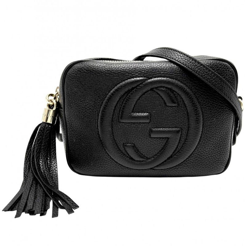 Gucci Shoulder Bag Women's Soho Small Disco Bag Interlocking G Tassel Shoulder