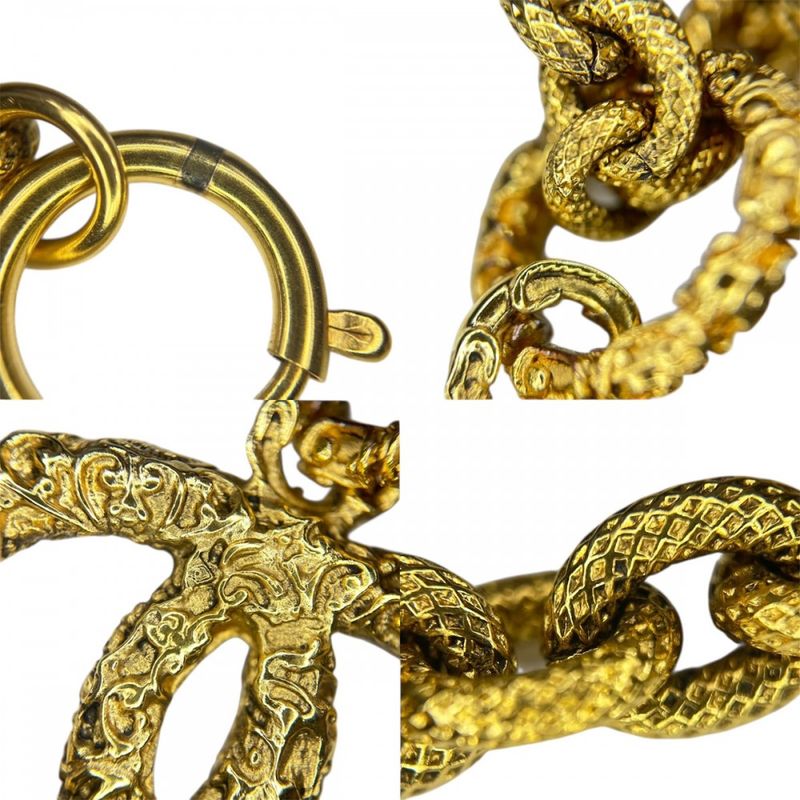 Chanel Necklace Ladies Coco Mark Long Necklace Magma Accessories Lava Vintage