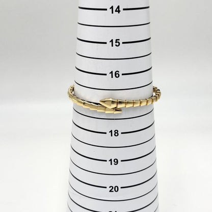 Bulgari Bangle Unisex Serpenti Viper Bracelet Accessories Jewelry 18k YG 750 M