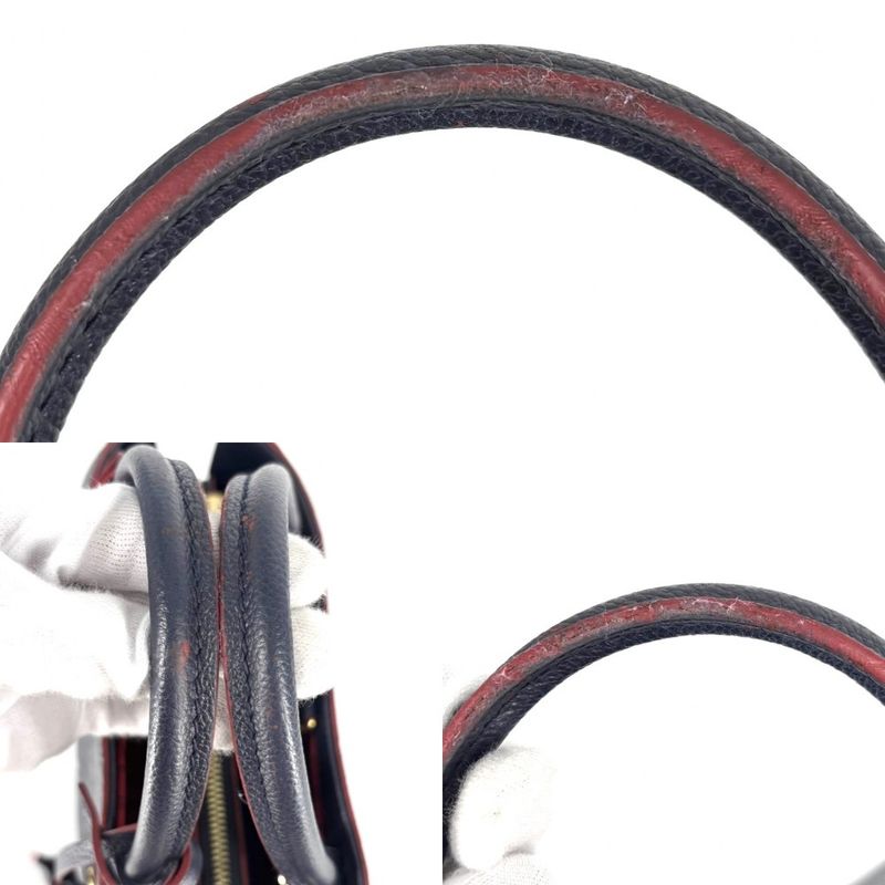 Louis Vuitton 2WAY Women's Montaigne BB Shoulder Bag Handbag Crossbody Navy