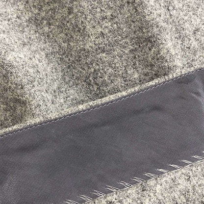 Celine by Phoebe Philo Celine Phoebe Philo 2-Tuck Melton Wool Wide Trouser