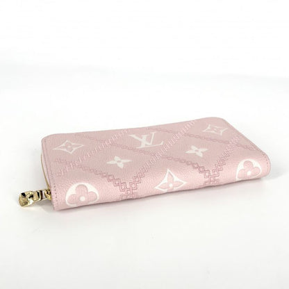 Louis Vuitton Long Wallet Women's Zippy Wallet Long Wallet Round Zipper Pink