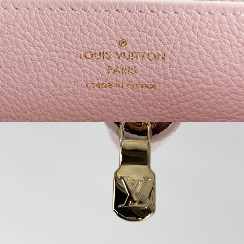 Louis Vuitton Long Wallet Women's Zippy Wallet Long Wallet Round Zipper Pink