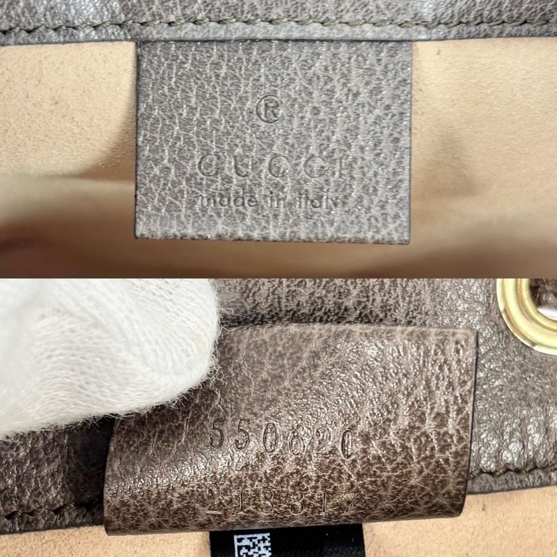 Gucci Shoulder Bag Women's Ophidia Mini Bucket Bag Shoulder Crossbody Sherry