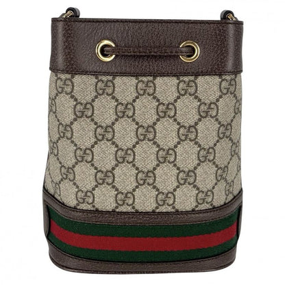 Gucci Shoulder Bag Women's Ophidia Mini Bucket Bag Shoulder Crossbody Sherry