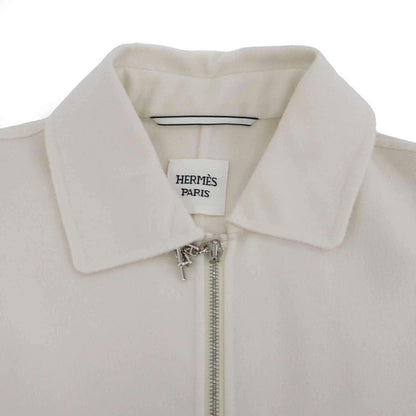 Hermes 23ss Chaine D'ancre Cashmere Jacket 3e0129da Ivory 40