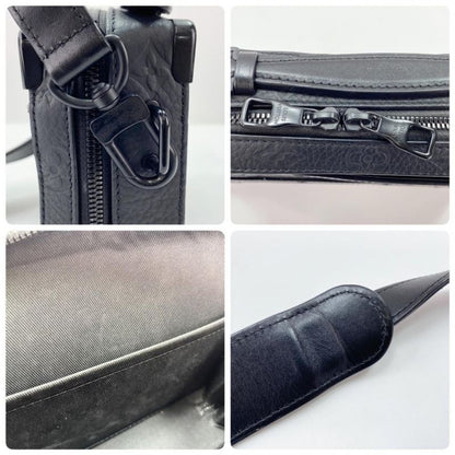 Louis Vuitton 2WAY Men's Monogram/taurillon Handle Soft Trunk Handbag Shoulder