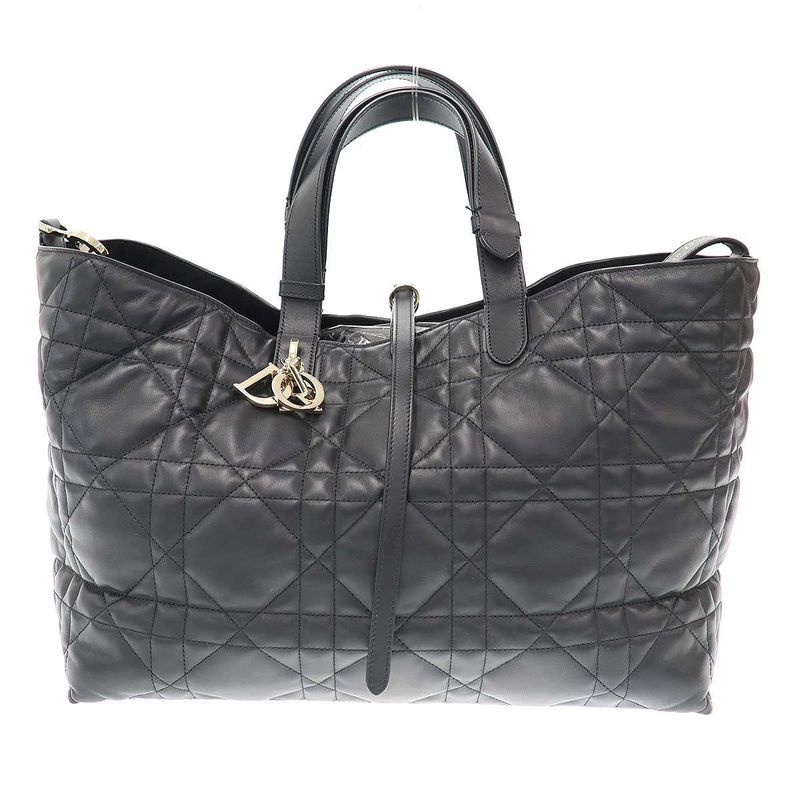 Christian Dior Toujours Bag Large Toujours Large Tote Bag Macrocanage Calfskin