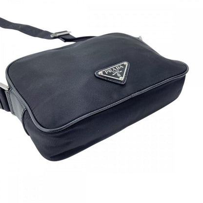 Prada Shoulder Bag Unisex Triangle Logo Camera Bag Logo Jacquard Mini Bag