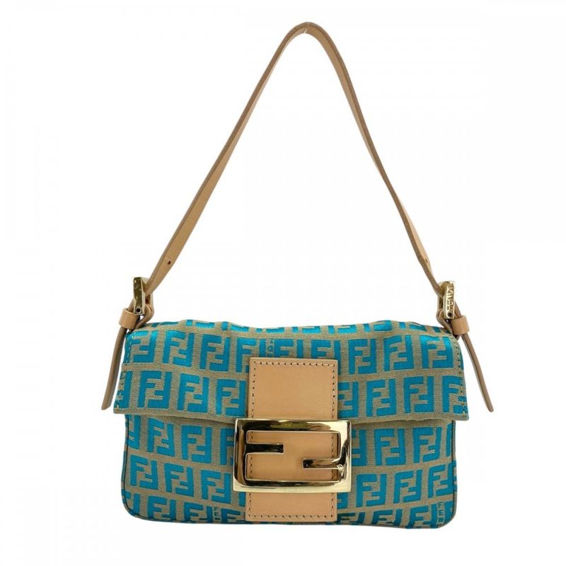 Fendi Shoulder Bag Women Zucchino Mini Mamma Bucket One Shoulder Bag Handbag