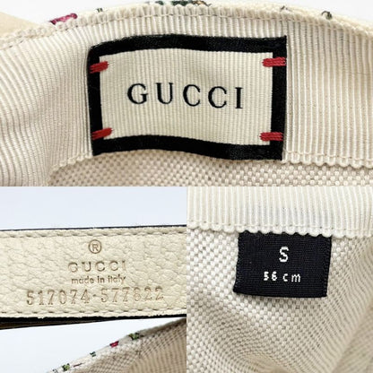 Gucci Cap Women's Flora Baseball Cap Interlocking G Fashion Item S Size Total
