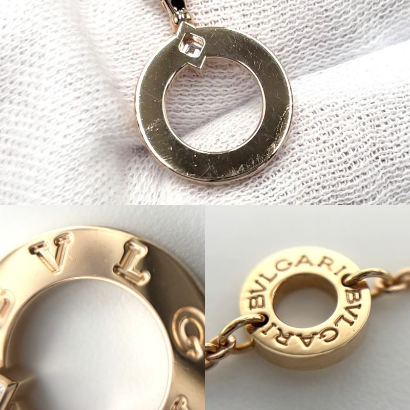 Bulgari Necklace Men's Bulgari Pendant Jewelry With Adjuster Accessory Au750