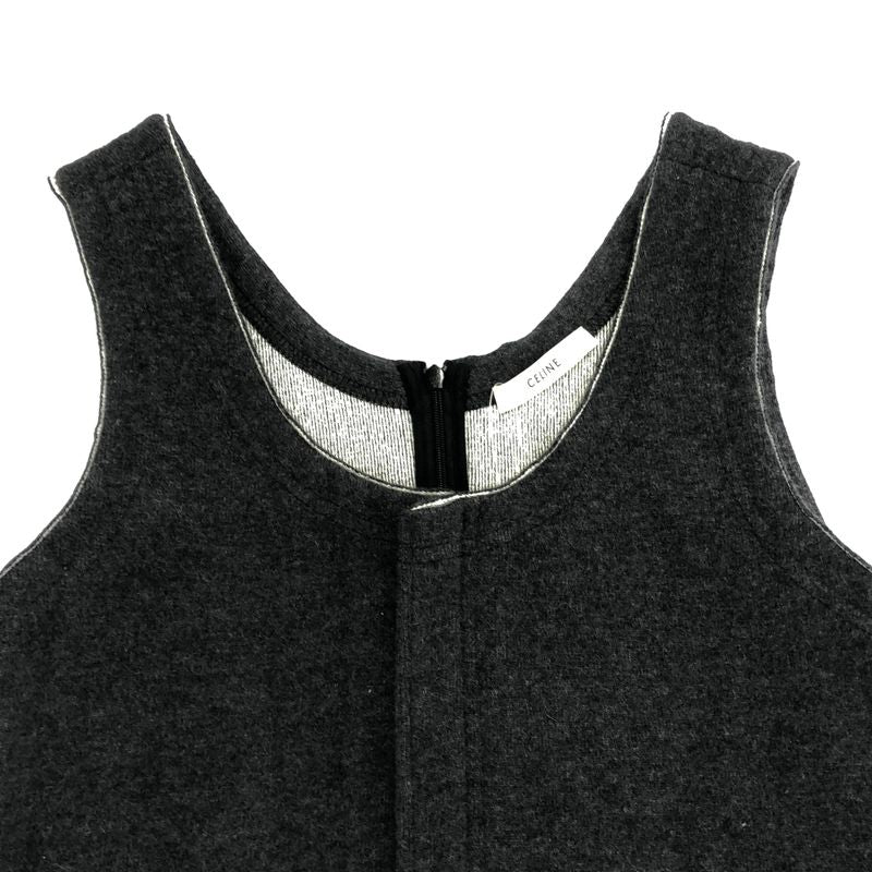 Celine by Phoebe Philo Celine Phoebe Philo 16aw Sleeveless Wool Maxi Dress 2