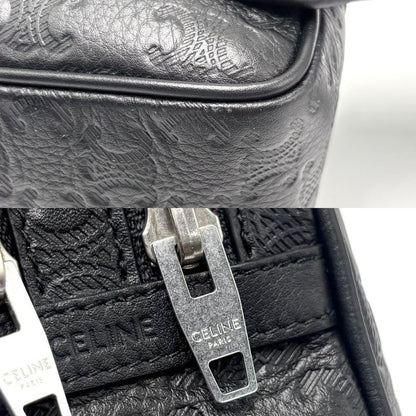 Celine Body Bag Men Triomphe Belt Bag Waist Bag Celine 116163fs4.38si Leather