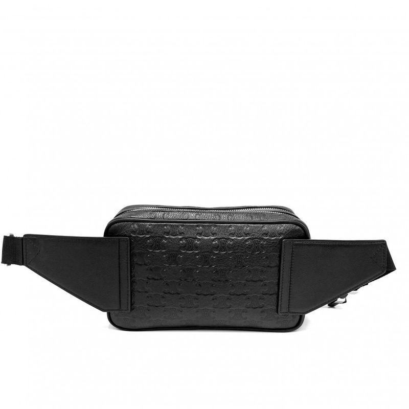 Celine Body Bag Men Triomphe Belt Bag Waist Bag Celine 116163fs4.38si Leather