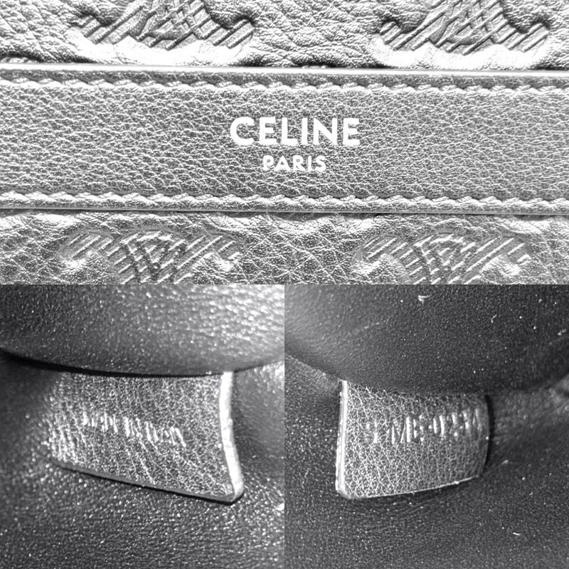 Celine Body Bag Men Triomphe Belt Bag Waist Bag Celine 116163fs4.38si Leather