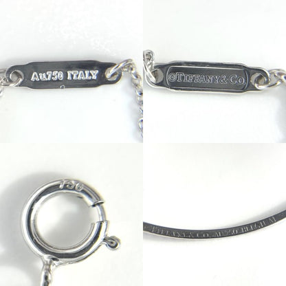 Tiffany & Co Necklace Women's T-smile Small Pendant Jewelry With Adjuster 18k