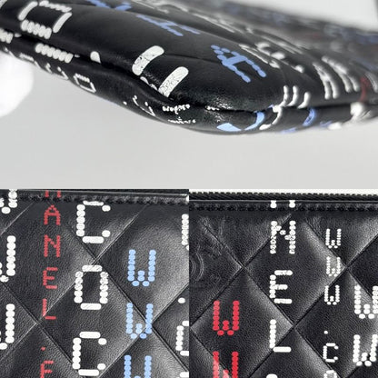 Chanel Clutch Bag Women Matelasse Typography Coco Mark Second Bag Chanel